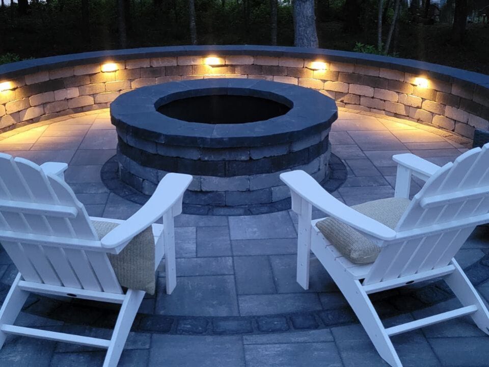 Firepit with Lighting